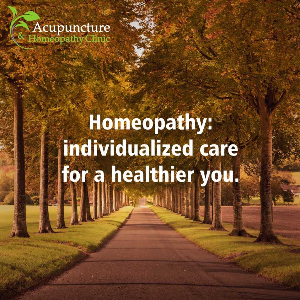 Homeopathy: individualized care for a healthier you