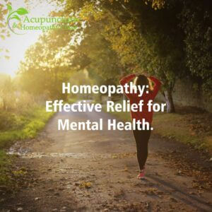 Homeopathy: Effective Relief for Mental Health